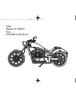 Предварительный просмотр 3 страницы Honda VT1300CX Fury Owner'S Manual