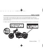 Предварительный просмотр 14 страницы Honda VT1300CX Fury Owner'S Manual