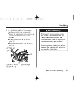 Предварительный просмотр 58 страницы Honda VT1300CX Fury Owner'S Manual