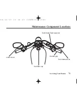 Предварительный просмотр 78 страницы Honda VT1300CX Fury Owner'S Manual