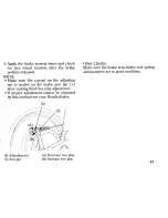 Предварительный просмотр 25 страницы Honda VT250C V-Twin Custom Owner'S Manual