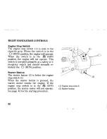 Предварительный просмотр 40 страницы Honda VT250C V-Twin Custom Owner'S Manual