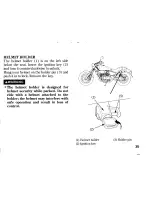 Предварительный просмотр 43 страницы Honda VT250C V-Twin Custom Owner'S Manual