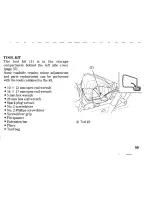 Предварительный просмотр 63 страницы Honda VT250C V-Twin Custom Owner'S Manual