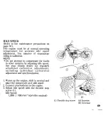 Предварительный просмотр 77 страницы Honda VT250C V-Twin Custom Owner'S Manual