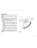 Предварительный просмотр 85 страницы Honda VT250C V-Twin Custom Owner'S Manual