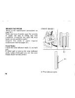 Предварительный просмотр 86 страницы Honda VT250C V-Twin Custom Owner'S Manual