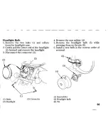 Предварительный просмотр 101 страницы Honda VT250C V-Twin Custom Owner'S Manual