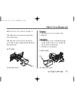 Preview for 80 page of Honda VT750C 2005 Shadow Aero Owner'S Manual