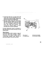 Предварительный просмотр 35 страницы Honda VT750C Owner'S Manual