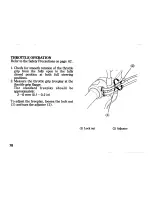 Предварительный просмотр 90 страницы Honda VT750C Owner'S Manual