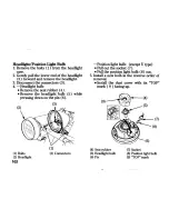 Предварительный просмотр 114 страницы Honda VT750C Owner'S Manual