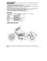 Предварительный просмотр 5 страницы Honda VT750C2 Shadow Spirit Service Manual