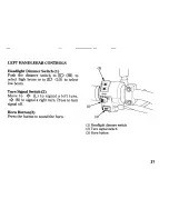 Предварительный просмотр 39 страницы Honda VT750DC Owner'S Manual