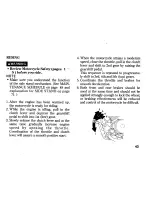 Предварительный просмотр 51 страницы Honda VT750DC Owner'S Manual