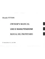 Предварительный просмотр 3 страницы Honda VT750S Owner'S Manual