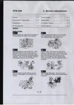 Preview for 7 page of Honda VTR250 Workshop Manual