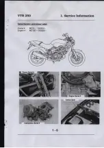 Preview for 12 page of Honda VTR250 Workshop Manual