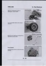 Preview for 96 page of Honda VTR250 Workshop Manual