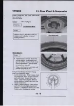 Preview for 242 page of Honda VTR250 Workshop Manual