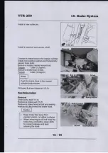 Preview for 272 page of Honda VTR250 Workshop Manual