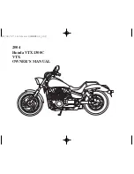 Предварительный просмотр 2 страницы Honda VTX1300C VTX 2004 Owner'S Manual