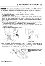 Preview for 20 page of Honda WA20X Owner'S Manual