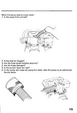 Preview for 22 page of Honda WA20X Owner'S Manual