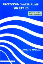 Honda WB 15 Owner'S Manual preview