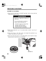 Preview for 38 page of Honda WB20XT Owner'S Manual