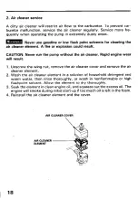 Предварительный просмотр 20 страницы Honda WD20X Owner'S Manual