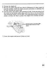 Предварительный просмотр 25 страницы Honda WD20X Owner'S Manual