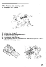 Предварительный просмотр 27 страницы Honda WD20X Owner'S Manual