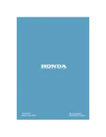 Предварительный просмотр 33 страницы Honda WD20X Owner'S Manual