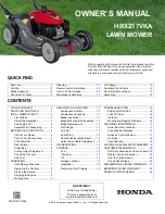 Honda WeatherMaker 48KC Owner'S Manual preview