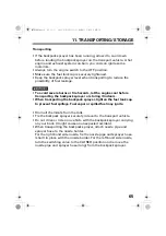 Предварительный просмотр 67 страницы Honda WJR4025 Owner'S Manual