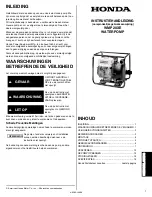 Preview for 81 page of Honda WMP20X1E Owner'S Manual