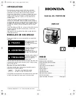 Предварительный просмотр 33 страницы Honda WMP20XE Owner'S Manual