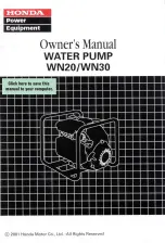 Honda WN20 Owner'S Manual preview