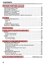 Предварительный просмотр 5 страницы Honda WP20X, WP30X Owner'S Manual