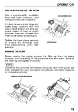 Preview for 20 page of Honda WP20X, WP30X Owner'S Manual