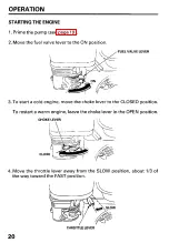 Preview for 21 page of Honda WP20X, WP30X Owner'S Manual