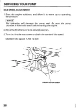 Preview for 39 page of Honda WP20X, WP30X Owner'S Manual