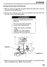 Preview for 44 page of Honda WP20X, WP30X Owner'S Manual