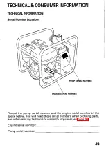 Preview for 50 page of Honda WP20X, WP30X Owner'S Manual