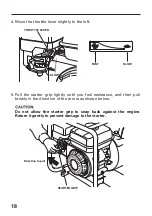 Предварительный просмотр 21 страницы Honda WT20X Owner'S Manual