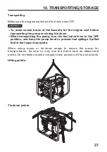 Предварительный просмотр 40 страницы Honda WT20X Owner'S Manual