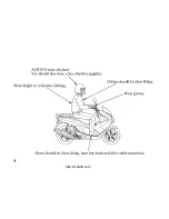 Предварительный просмотр 14 страницы Honda WW125/S Owner'S Manual