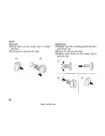 Предварительный просмотр 72 страницы Honda WW125/S Owner'S Manual