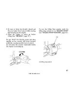 Предварительный просмотр 77 страницы Honda WW125/S Owner'S Manual